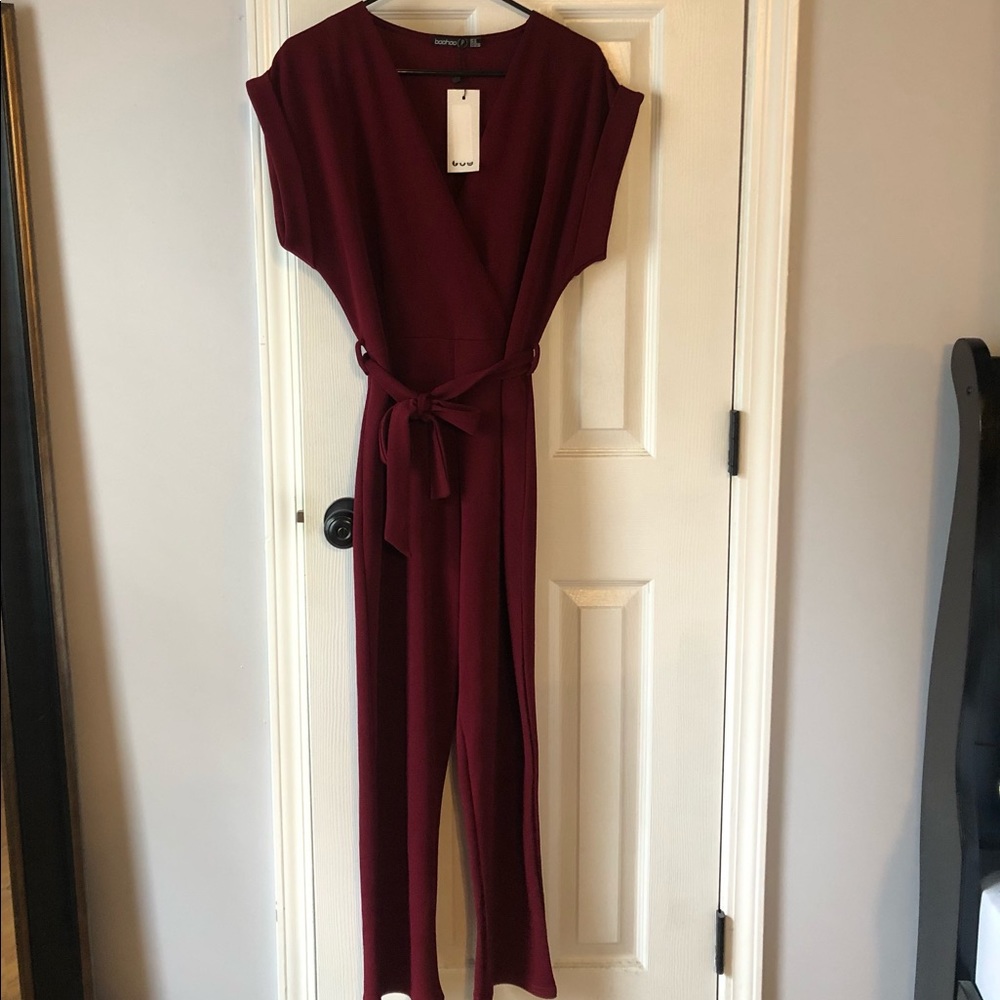 Wrap over jumpsuit